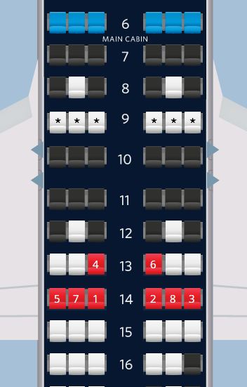 Well, how would YOU arrange 6 kids on a plane? - Points ...