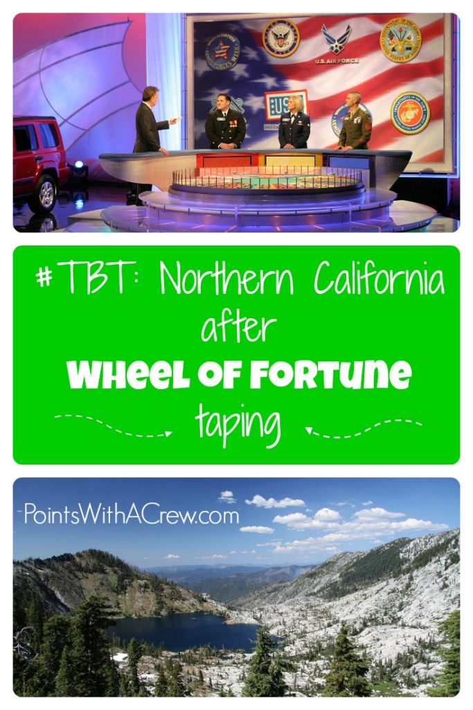 #TBT Visiting Northern California after being on Wheel of Fortune