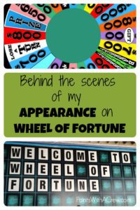 Behind the scenes of the taping of my Wheel of Fortune game show TV appearance where I met Vanna White and Pat Sajak and