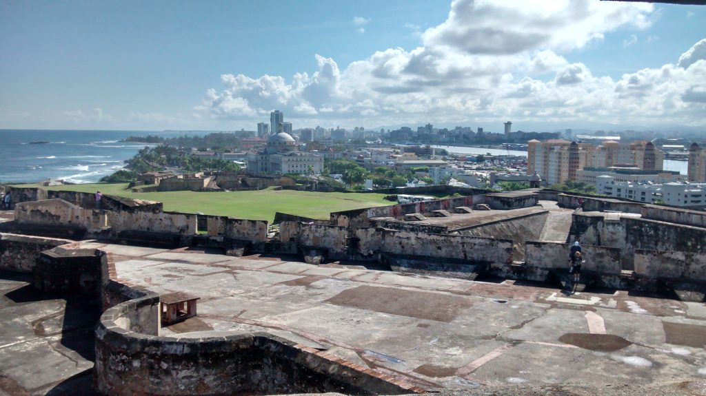 San Juan as viewed from the fort