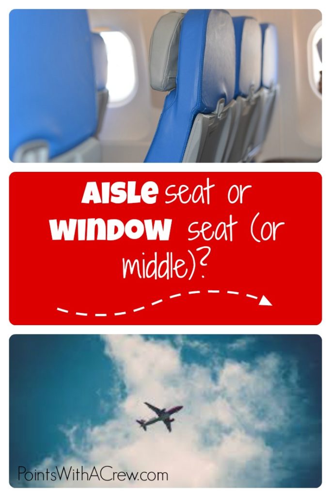 Deciding between an aisle seat or window seat (or middle) is a fiercely debated topic, but here is my definitive answer