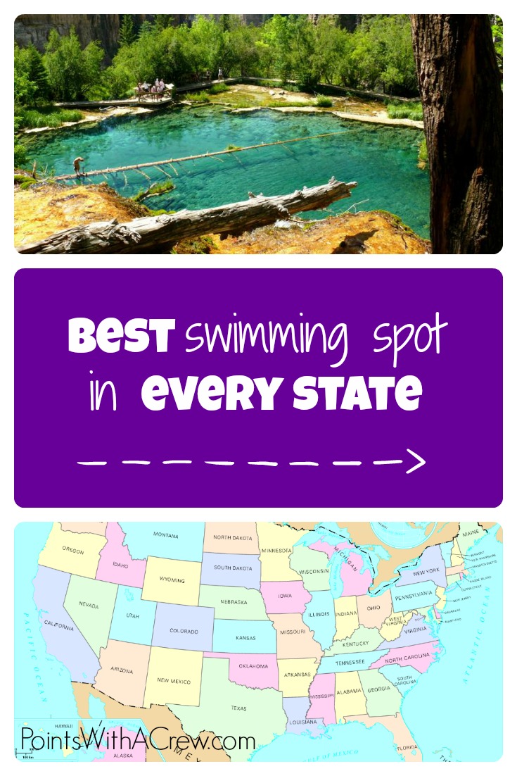 Check out the most amazing and beautiful swimming pool spots in each of the 50 states