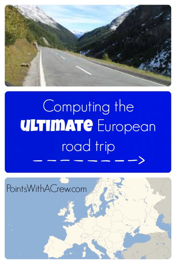Using all the hot spots for sightseeing, we've computed the ultimate European road trip. Who is up for 2 weeks of driving?