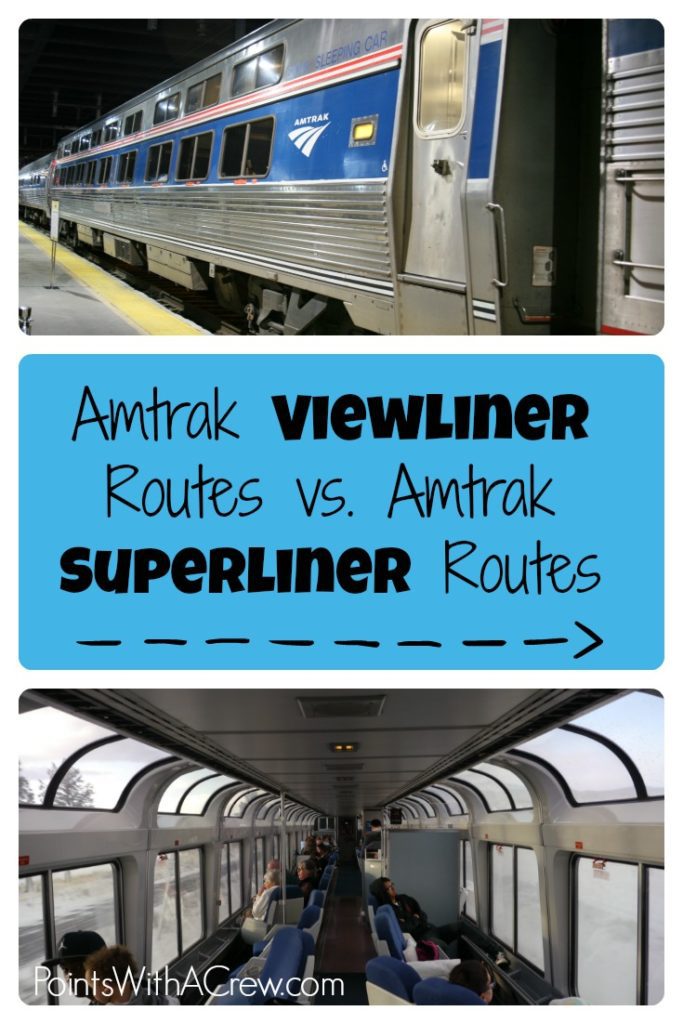 Find out if your Amtrak routes will be on a Superliner or a Viewliner, and what's the difference for your train travel