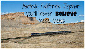 The Amtrak california Zephyr offers some amazing views of the USA . Find out how to take an Amtrak train travel