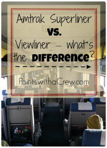 What's the difference between an Amtrak Viewliner car and an Amtrak Superliner car?
