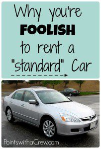 Here's my favorite car rental tip. It's almost NEVER worth it to book anything but the smallest / cheapest car, and here's why