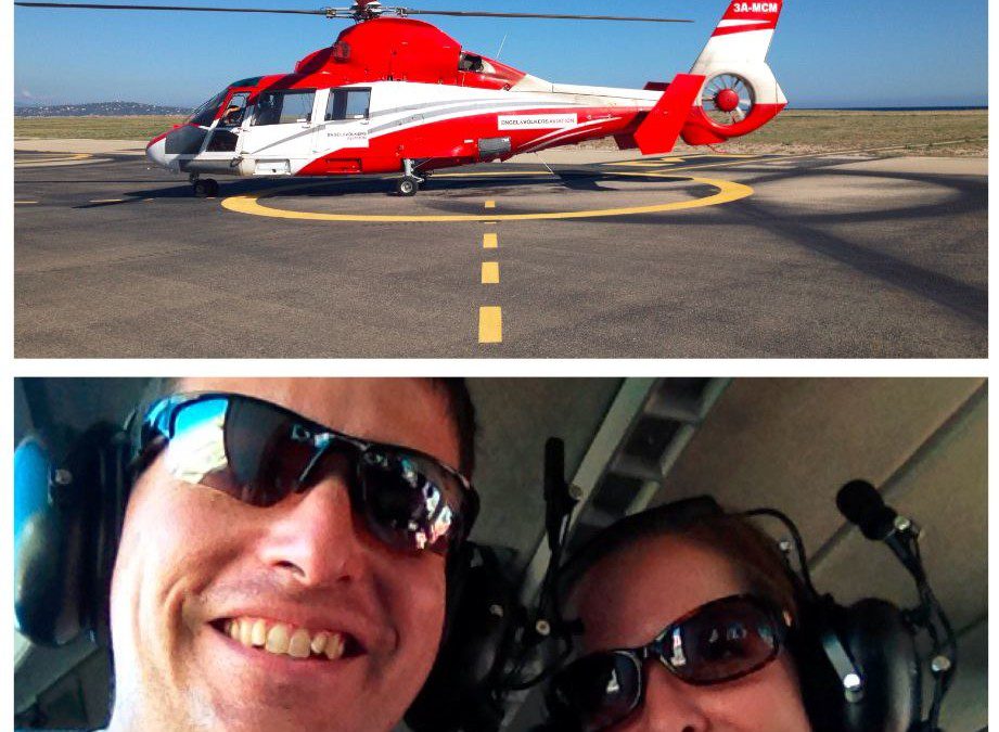 So… I just rode in a helicopter!