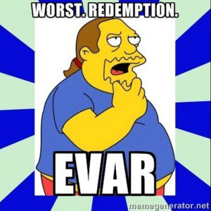 cartoon man with his hand on his chin