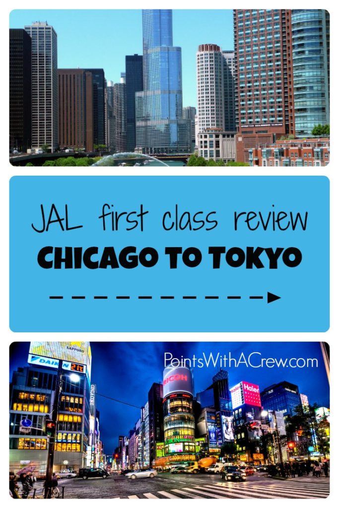 Here is our wonderful experience flying JAL first class from Chicago to Tokyo