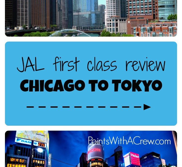 JAL first class review ORD NRT