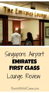 Airport lounges can be a great way to keep your sanity while doing long distance travel. Here's a review of the Emirates lounge in Singapore