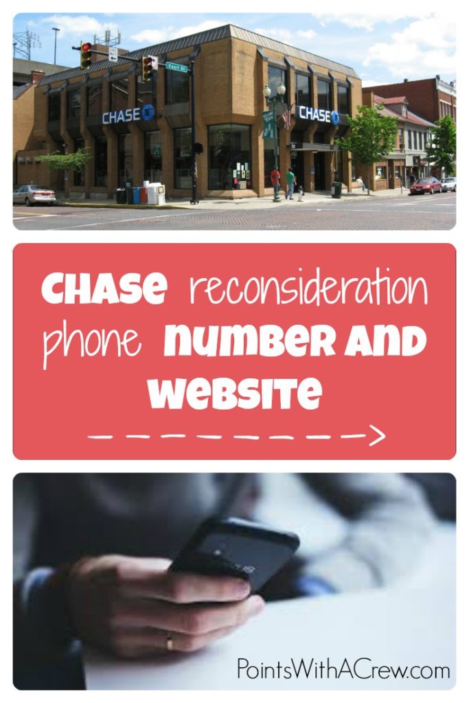 Denied for a Chase card? Here is the comprehensive list of Chase reconsideration phone numbers and website
