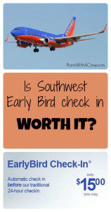 When doing family travel on Southwest Airlines, is the Early Bird check in worth it? Find out how it works, how much it costs and whether...
