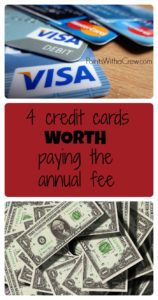 Looking at a credit card annual fee? There's only 4 credit cards that are worth...
