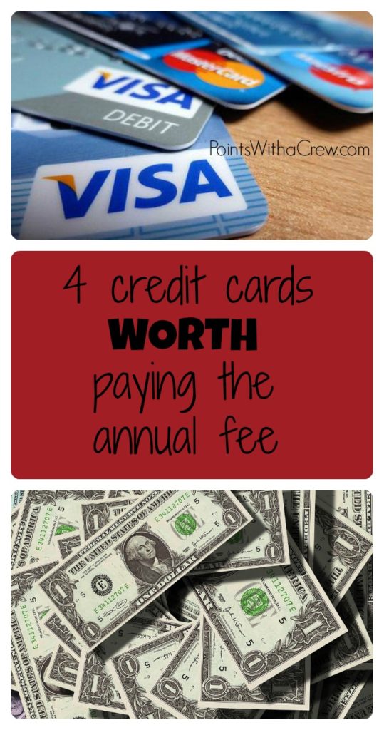 Looking at a credit card annual fee? Here are tips on how to get 4 credit cards that are worth...