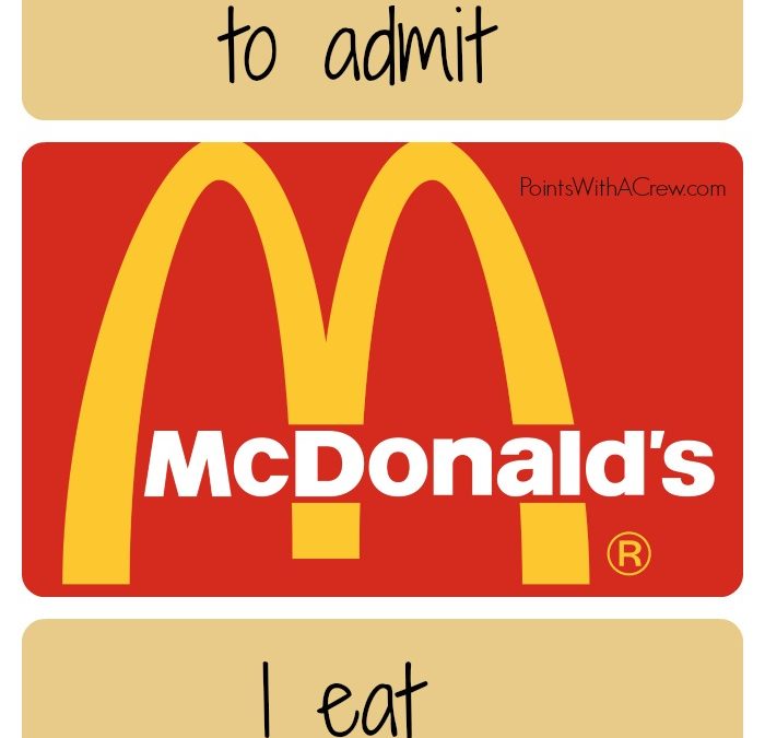 (I’m embarrassed to admit) I eat at McDonalds on vacation