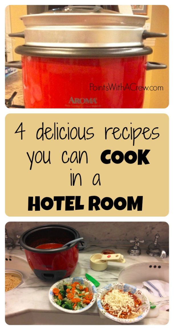 4 rice cooker recipes for hotel room cooking Points with a Crew