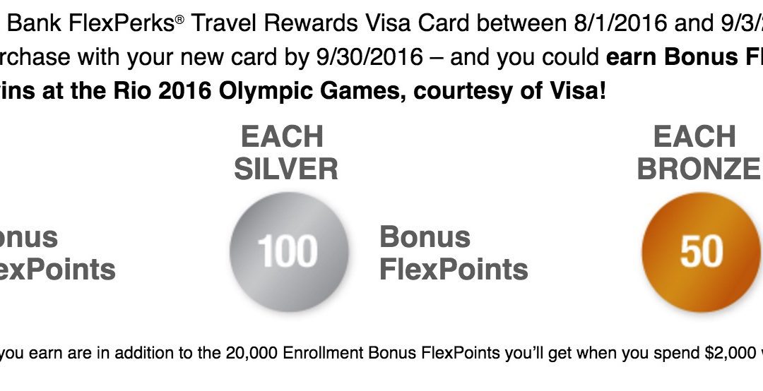 PSA: Did you get the FlexPerks card with the Olympics bonus?  You have 3 days left to…
