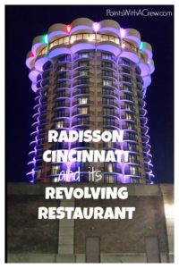 Looking for a revolving restaurant? Check out the Radisson Covington / Cincinnati which gives some great views of the Cincinnati Skyline