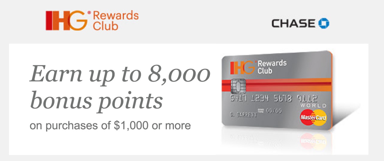 8000 Bonus Ihg Point Offer Targeted Points With A Crew
