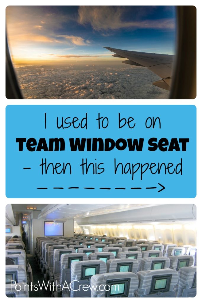 I'd always been on Team Window Seat when traveling on an airplane...until this happened