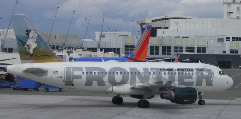 a plane on the runway