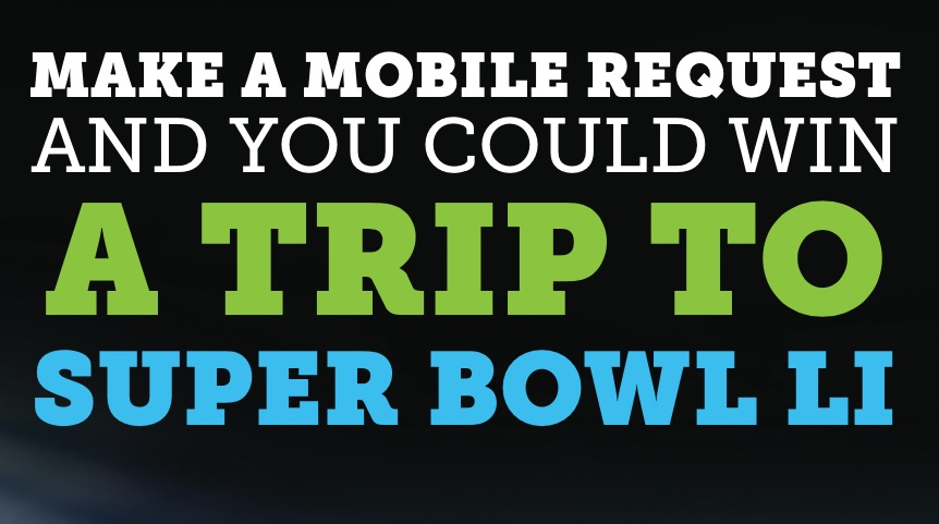 Win tickets to Super Bowl LI from the Marriott app
