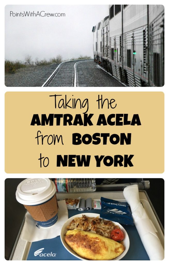 If you're taking the Amtrak Acela train from Boston to New York, here are some tips and things that you need to know before you go