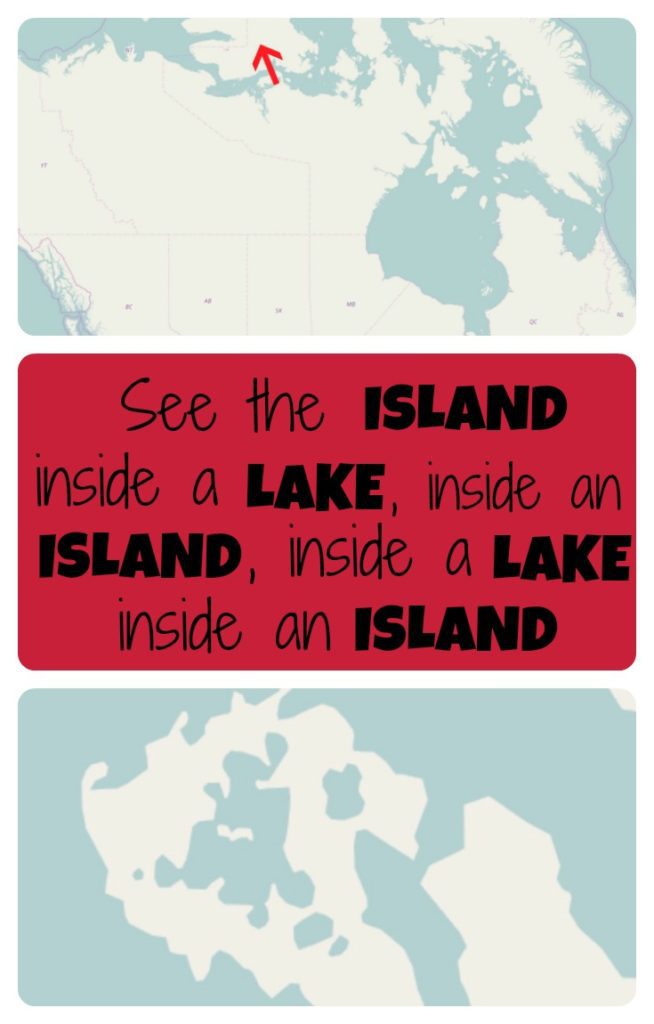 If you're looking for fun geography facts or maps of the world, check out this tiny island in northern Canada