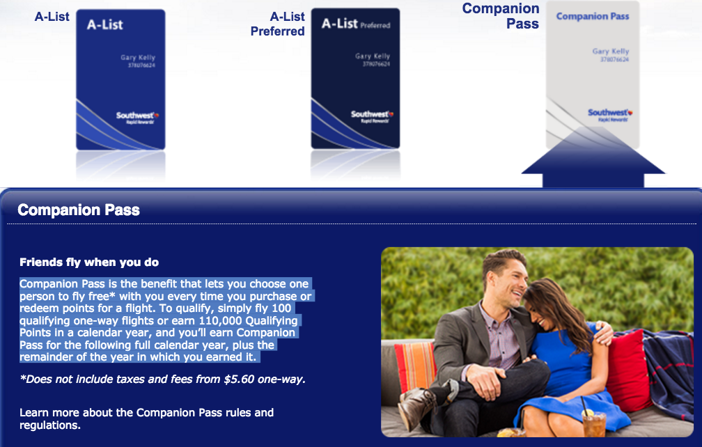 No more hotel points transfer to earn Southwest Companion Pass!