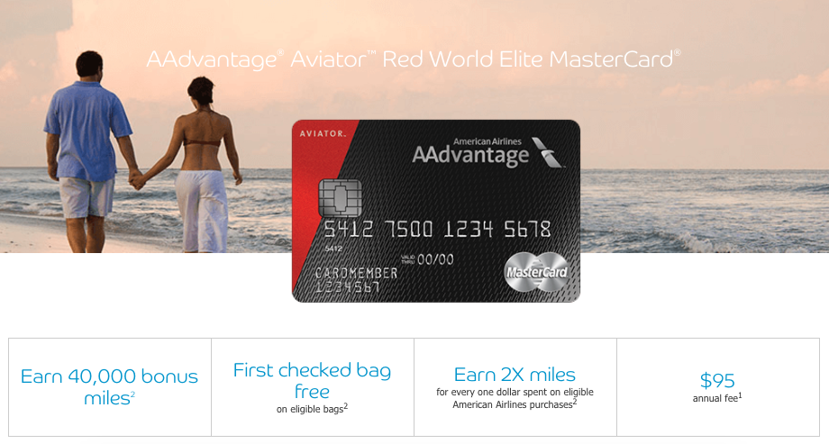 Barclaycard Aviator Red-40,000 American Airlines Miles