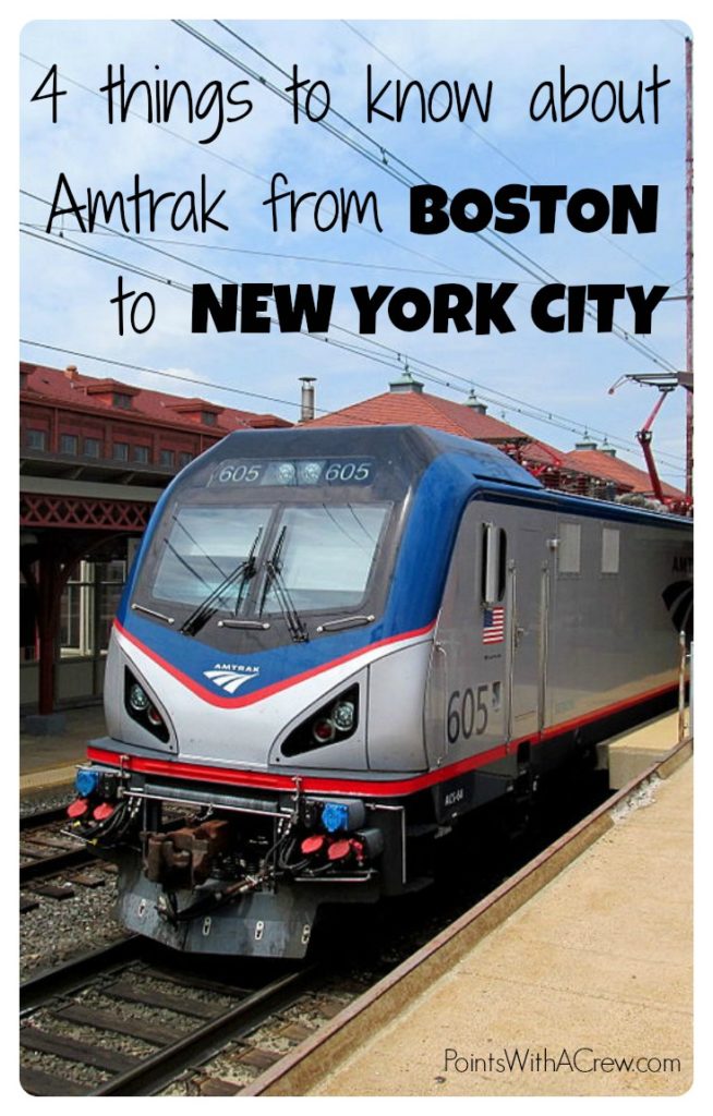 Here are 4 tips if you're doing travel on the Amtrak train route between Boston and NYC Penn Station