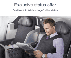 a man reading a newspaper on an airplane