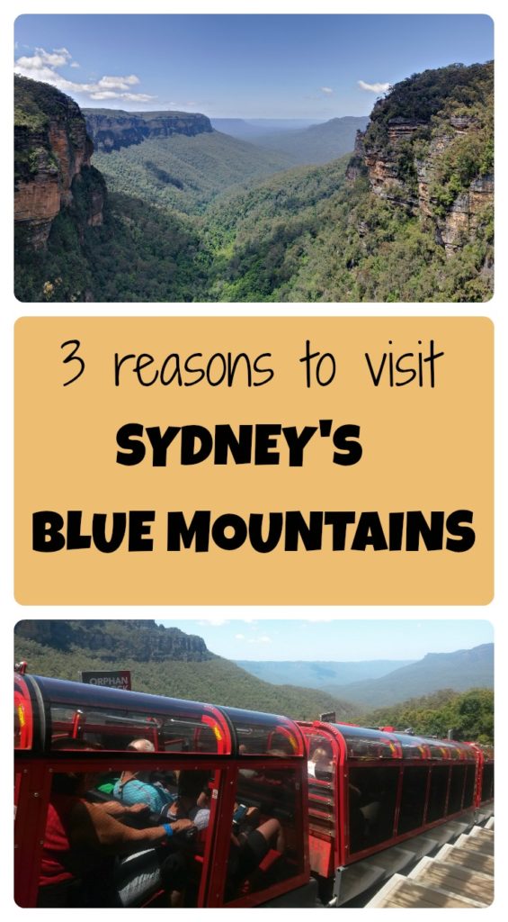 3 reasons you need to travel on a day trip to the Sydney Blue Mountains national park in New South Wales Australia. Visit the Three Sisters, and adventure in nature