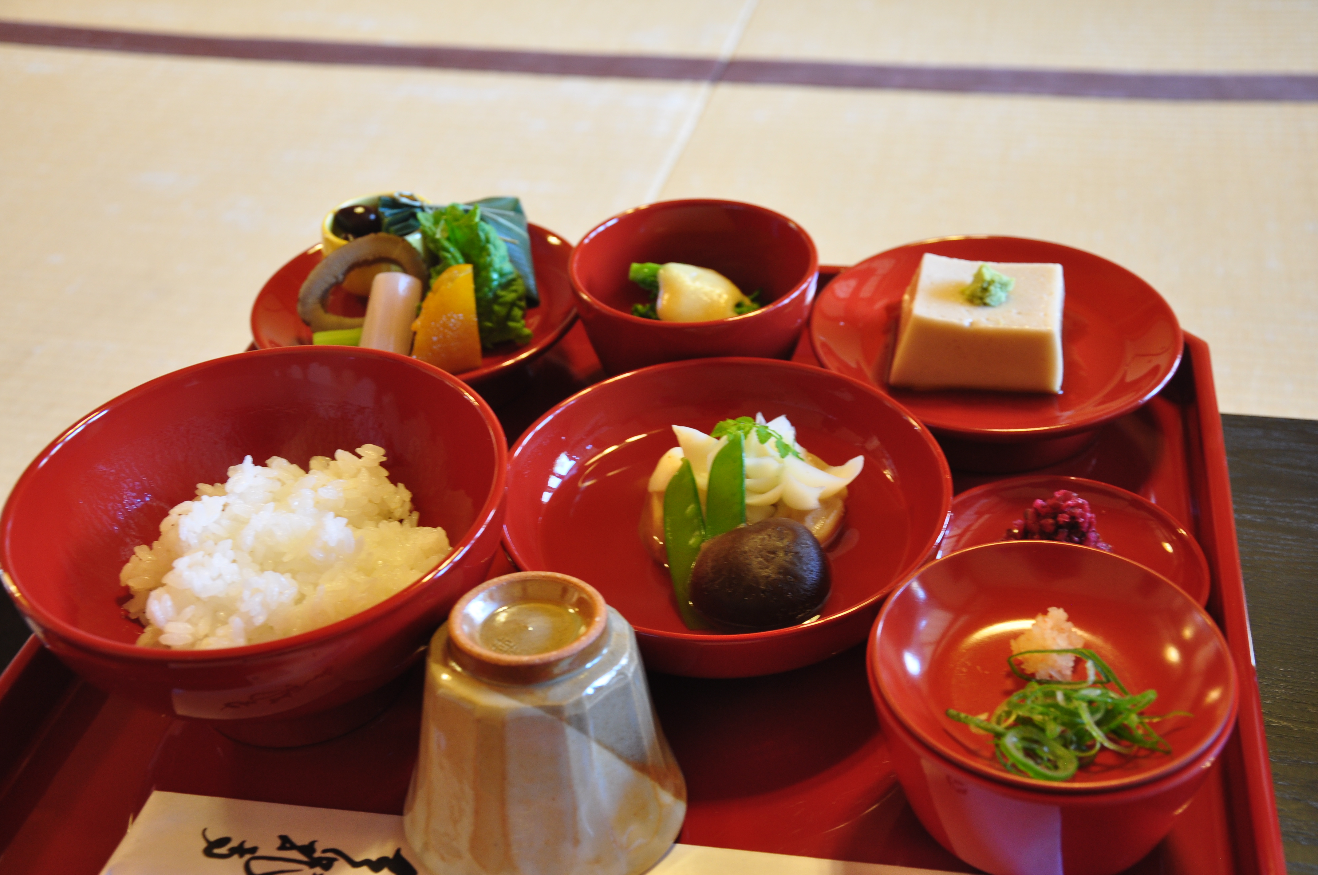 meal at Shigetsu