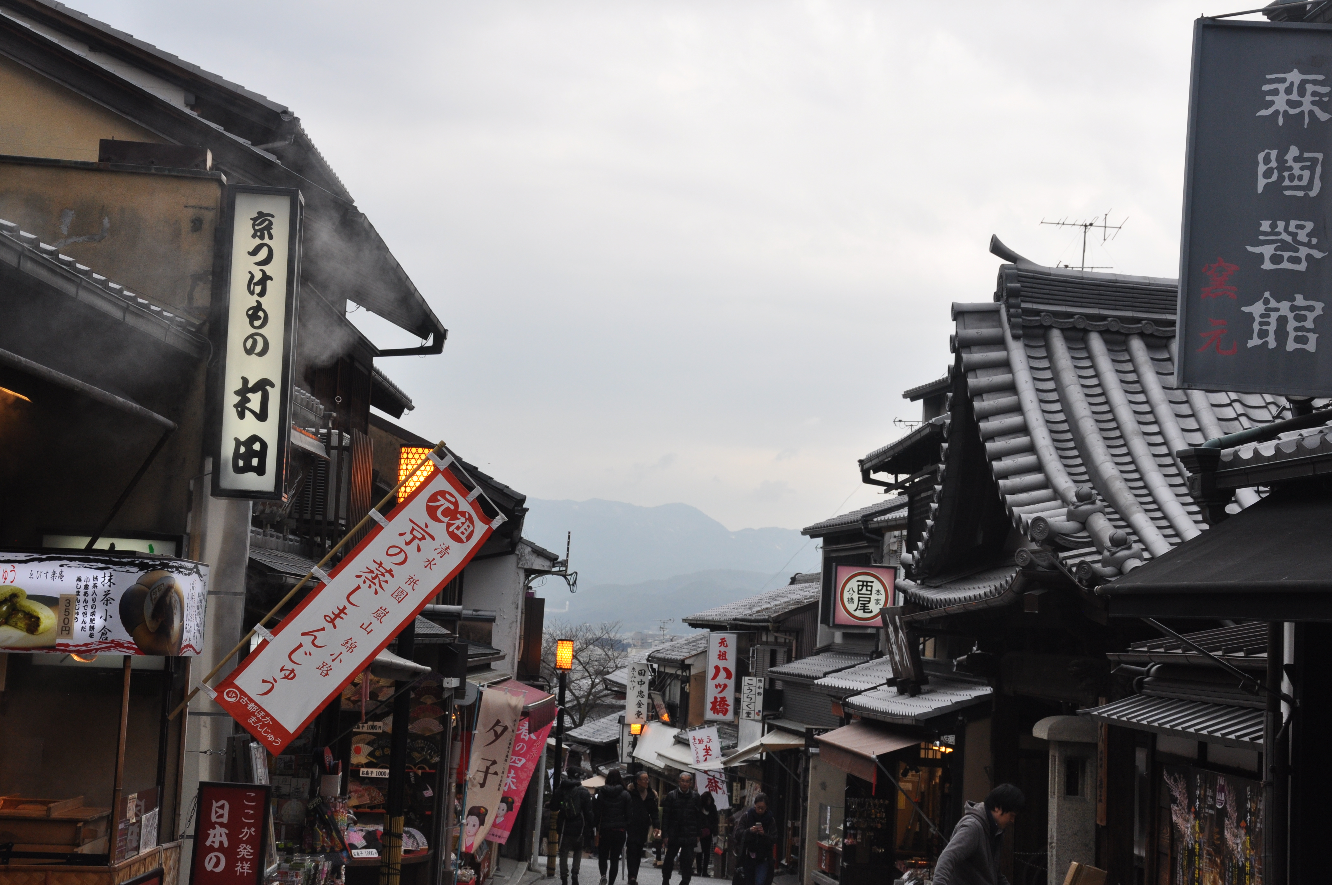 Higashiyama district is one of the best preserved historical district in Kyoto.