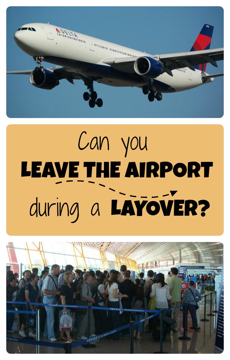 Can you leave the airport during a layover pin Points With A Crew