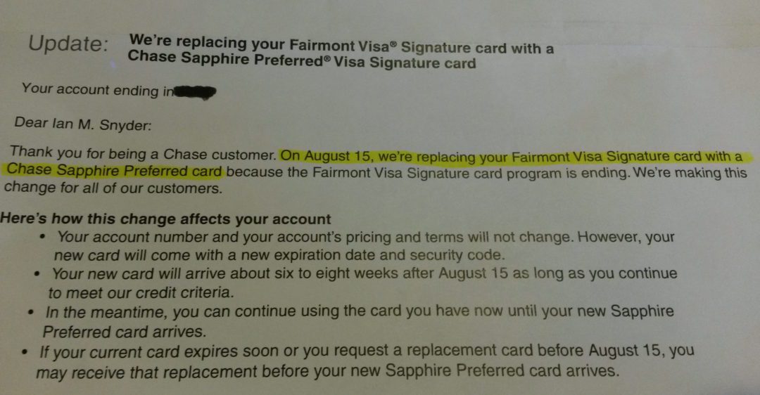 Future of the Fairmont Card revealed! Points with a Crew