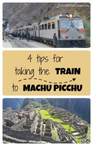 The best (easiest) way to get to Machu Picchu in Cuzco Peru is by train. Here are 4 tips on how to get tickets, where to board and other tips for your South America trip