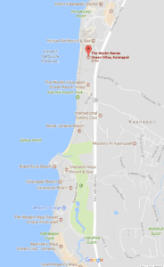 a map of a beach