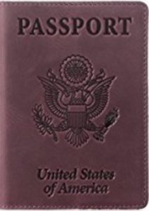 a passport with a logo