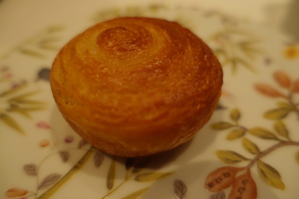 a close up of a pastry
