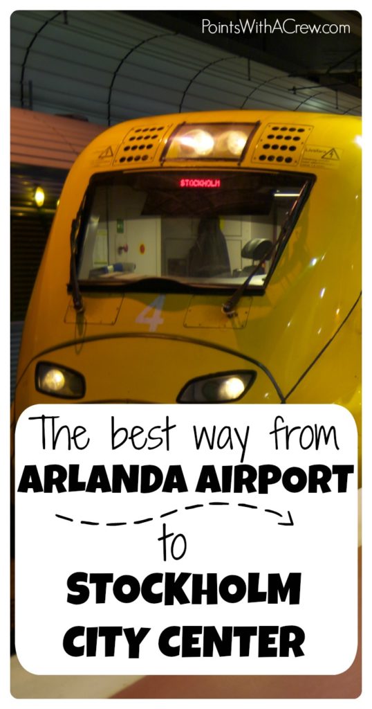 If you travel to Sweden, here are all the options for how to get from Arlanda airport to the Stockholm Central City station