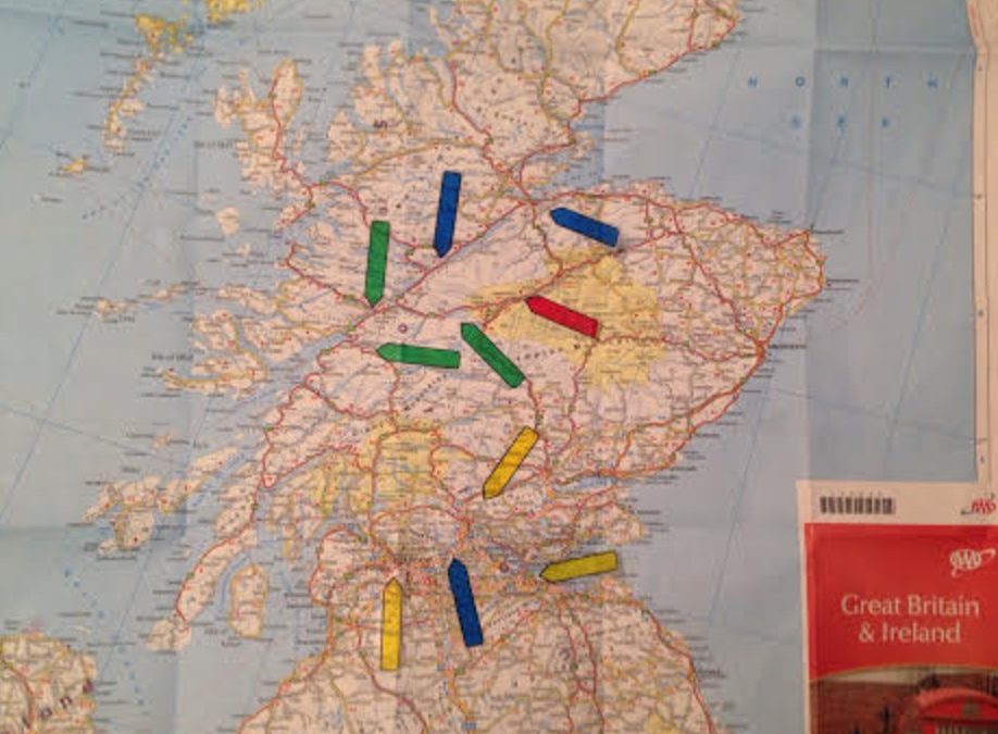 Getting ready for a week in Scotland