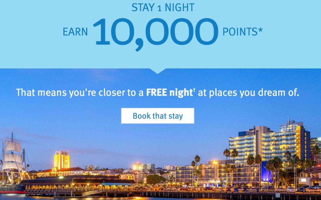 17,500 Wyndham points for 1 night stay (enough for a free night anywhere)