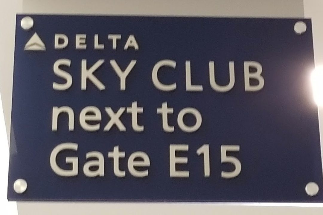 Delta Sky Club Atlanta Terminal E (E Club) lounge review Points with a Crew