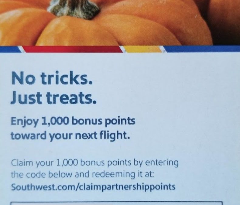 GIVEAWAY: 52,000 Southwest miles