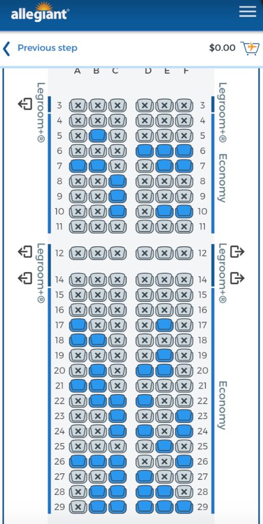 Frontier Flight Seating Chart