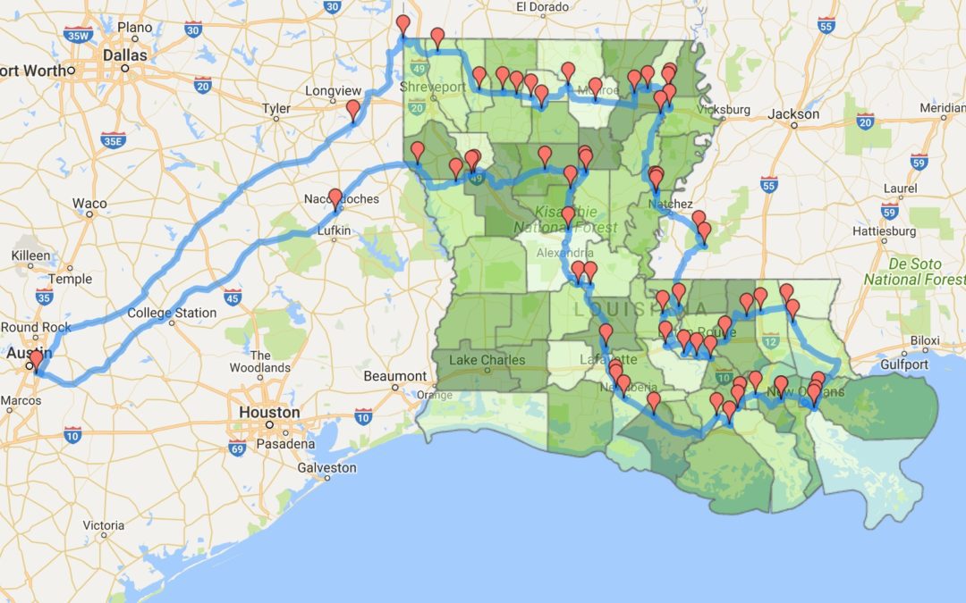 My weekend plans: driving 1,790 miles and 33 hours